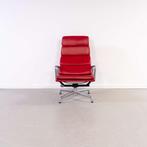 1x Vitra Eames Set EA 222 + 223 Soft Pad Rood – Chroom, Niet ingevuld, Gebruikt, Niet ingevuld, 75 tot 100 cm