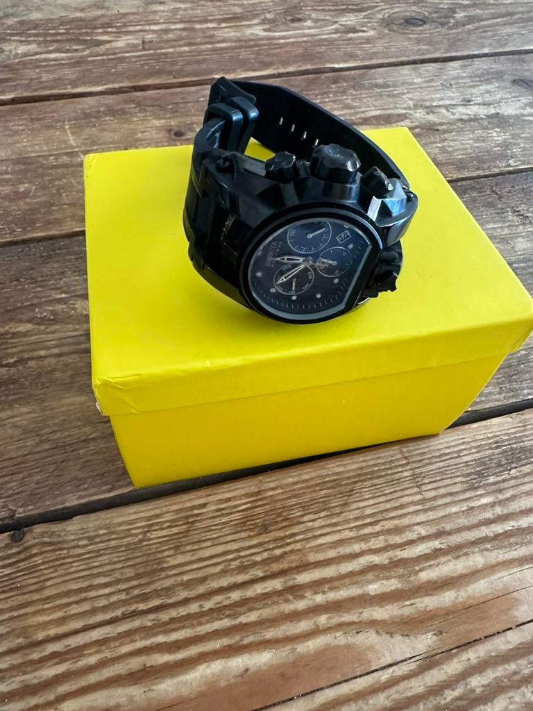 Invicta Bolt Zeus Magnum, Sieraden, Tassen en Uiterlijk, Horloges | Heren, Ophalen of Verzenden, Zo goed als nieuw, Staal, Overige merken