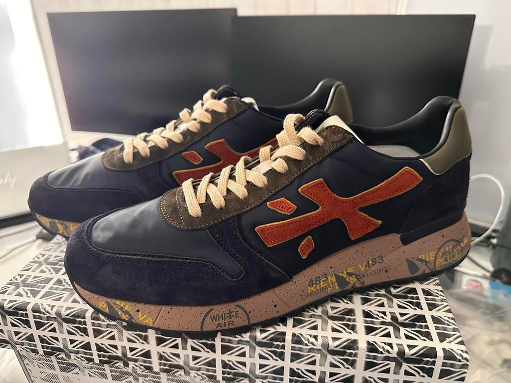 Premiata Sneakers - Maat 45 - nieuw met originele doos, Ophalen of Verzenden, Zo goed als nieuw, Blauw, Sneakers of Gympen