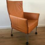 IZGS Montis Charly design fauteuil oranje leer, Ophalen of Verzenden, Nvt, Nvt, Leer