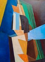 Abstract Schilderij "Nostalgie', Ophalen of Verzenden