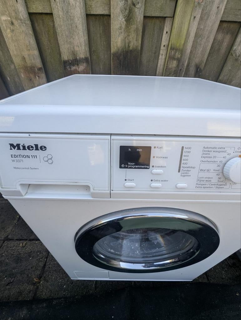 Wasmachine miele w3371 edition.111, Ophalen of Verzenden, Gebruikt, 1200 tot 1600 toeren, 85 tot 90 cm