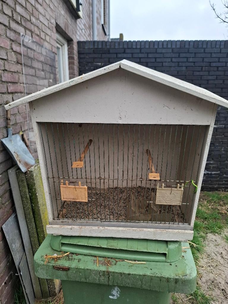 vinkenkooi, Dieren en Toebehoren, Ophalen, Gebruikt, Hout, Vogelkooi