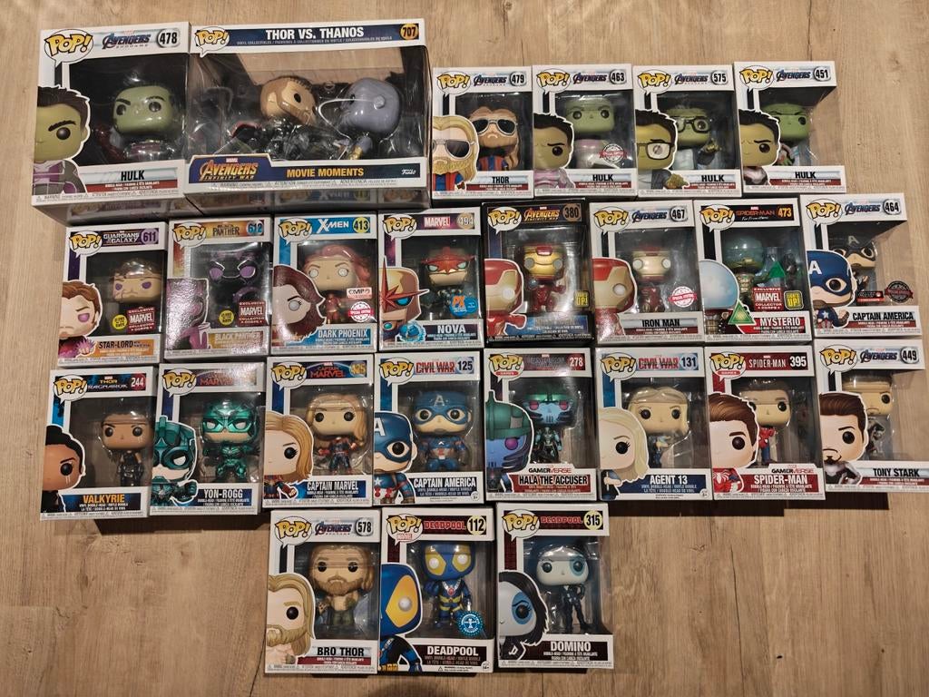 Marvel Funko Pop Verzameling - Diverse Figuren, Ophalen of Verzenden, Gebruikt