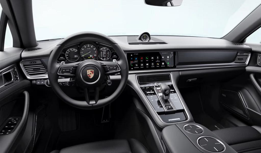 Porsche Panamera 4 E-Hybrid Sport Turismo Platinum Edition, Auto's, Porsche, Gebruikt, 48 km/l, Zwart, Vierwielaandrijving