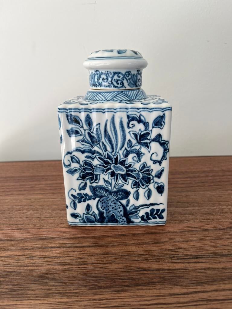 Erg mooi gaaf thee busje Makkum, Antiek en Kunst, Verzenden