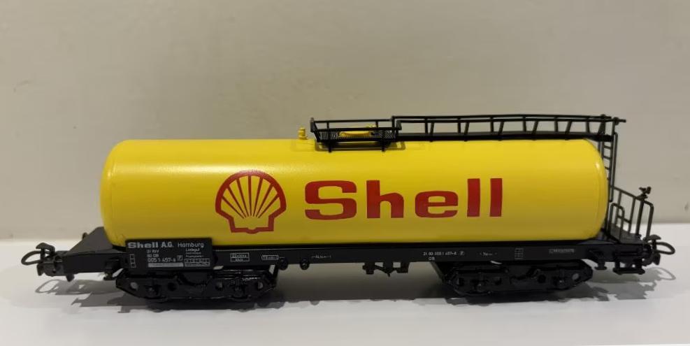 Marklin H0 4651 - 4-assige Ketelwagen Shell van de DB in ovp, Wisselstroom, Ophalen of Verzenden, Märklin, Nieuw