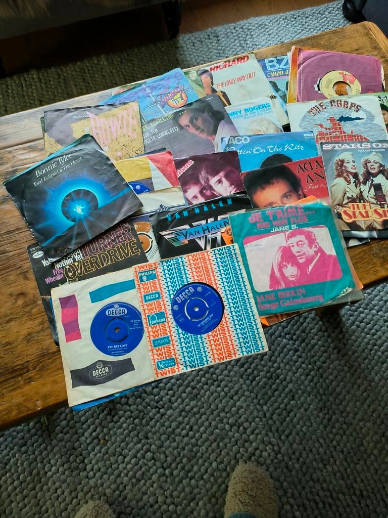 36 singles, Cd's en Dvd's, Vinyl Singles, Ophalen of Verzenden, Gebruikt