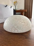 Vintage opaal glazen plafonniere melkglas, Ophalen of Verzenden