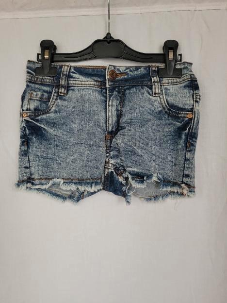 Stoere korte meiden spijkerbroek mt 122 merk Girls, Kinderen en Baby's, Kinderkleding | Maat 122, Zo goed als nieuw, Meisje, Broek