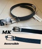 Michael kors reversible logo riem (blue/black) unisex NIEUW, Nieuw, Ophalen of Verzenden, 115 cm of meer, Riem of Ceintuur