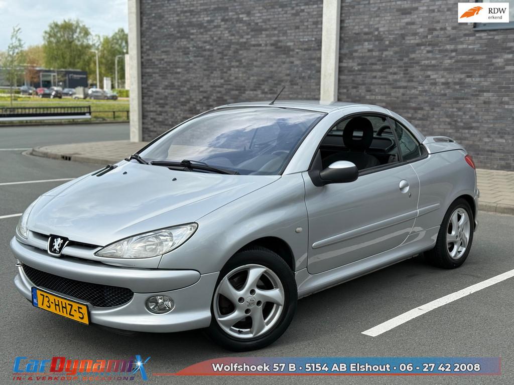 Peugeot 206 CC 1.6-16V | Airco | LMV | Cabrio Werkt | Rijd S, Voorwielaandrijving, Gebruikt, 4 cilinders, Cabriolet