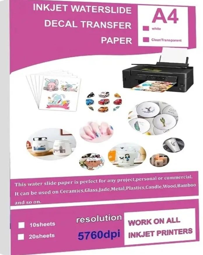 Decal A4 papier transparant 10 stuks, Ophalen of Verzenden, Nieuw, Auto