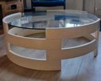 Vintage retro Space Age Salontafel Koffietafel Jaren '60, Ophalen, Gebruikt, 50 tot 100 cm, Rond