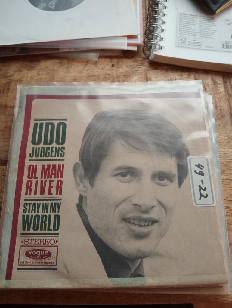 Udo Jurgens - ol man river, Cd's en Dvd's, Vinyl Singles, Ophalen of Verzenden, Zo goed als nieuw, Pop