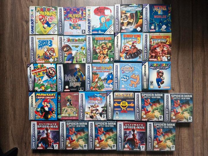 Nintendo gameboy spellen, Spelcomputers en Games, Games | Nintendo Game Boy, Gebruikt, 2 spelers, Vanaf 3 jaar, Ophalen of Verzenden