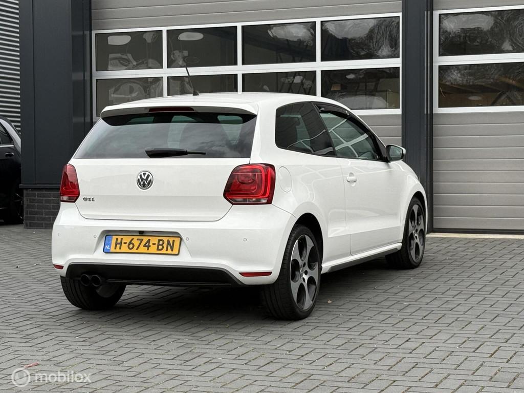 Volkswagen Polo 1.4 TSI GTI DSG Led-Xenon 17’inch, Euro 5, 1169 kg, Zwart, 4 cilinders