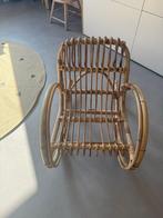 Rotan kinder schommelstoeltje van Sissy Boy, Ophalen, Gebruikt, Bruin, Riet of Rotan