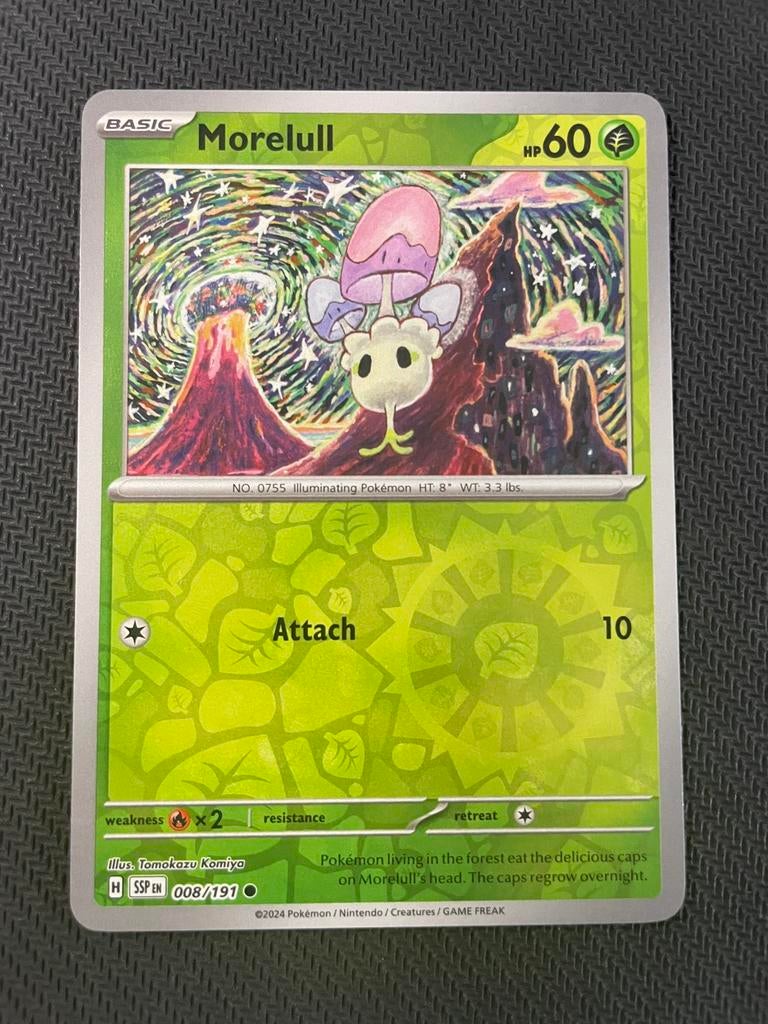 Morelull 008/191 Reverse Holo Surging Sparks Packfresh, Verzenden, Zo goed als nieuw