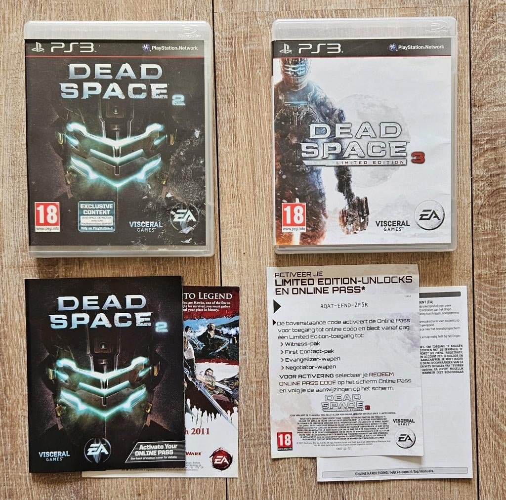 Dead Space 2 & 3 Limited Edition (PS3) - Compleet!, Online, Vanaf 18 jaar, Shooter, 1 speler