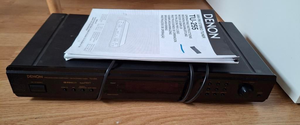 Denon TU-255 AM/FM stereo tuner RDS, Ophalen of Verzenden, Gebruikt