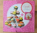 Etagere cupcakes incl. Kookboekje, Ophalen, Zo goed als nieuw, Cupcakes