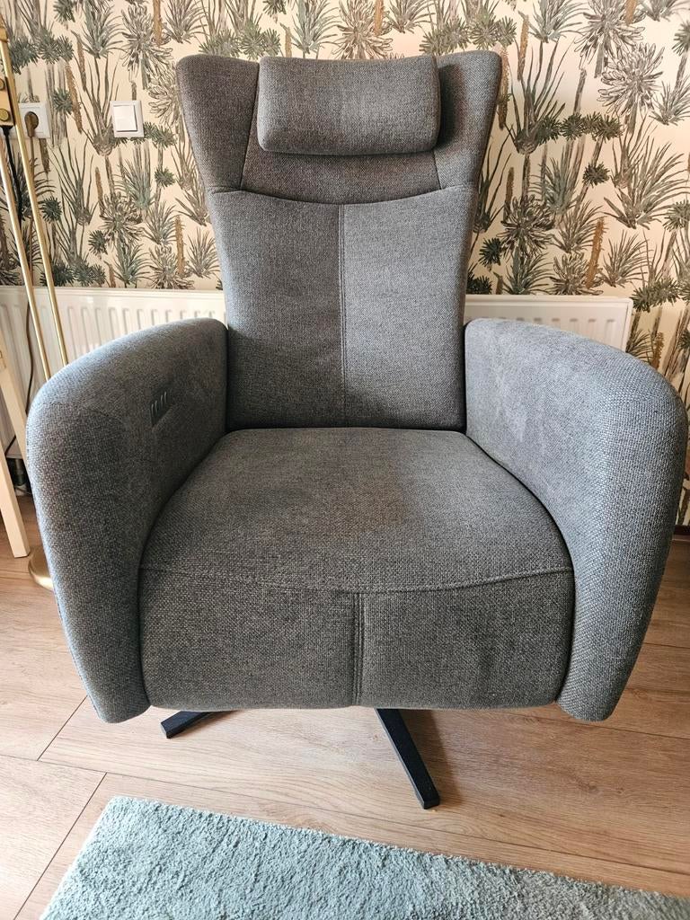Relaxfauteuil Sorisso en bijzetfauteuil D-100 van Prominent, Huis en Inrichting, Fauteuils, Ophalen, Zo goed als nieuw, Stof, 50 tot 75 cm