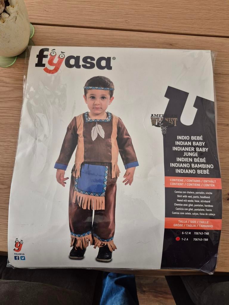 Indianenpakje baby 1 tot 2 jaar, Ophalen of Verzenden, Nieuw, 104 of kleiner, Jongen of Meisje