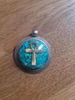 Edelsteen hanger (met epoxy), Ophalen of Verzenden, Sieraad