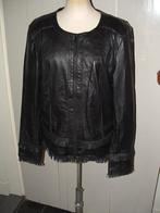 Milestone lamsleren Joyce zwart leren jack jasje maat 42