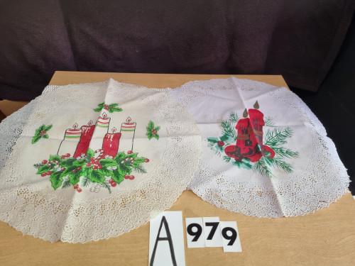 kerst tafelkleedjes rond [a979], Diversen, Kerst, Ophalen of Verzenden, 'T Olde Gre-j, Info@toldegrej.nl, Endepoelstraat 20f Didam