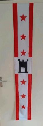 Vlag wimpel provincie Drenthe 25 cm x 175 cm van stof, Ophalen of Verzenden, Zo goed als nieuw