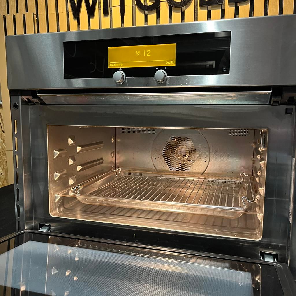Luxe Miele combi oven magnetron, Witgoed en Apparatuur, Ovens, Zo goed als nieuw, Oven met grill, Inbouw, 45 tot 60 cm