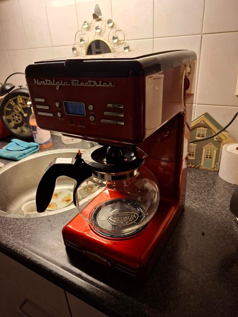 Nostalgia Electrics koffiezetapparaat, Witgoed en Apparatuur, Koffiezetapparaten, Ophalen