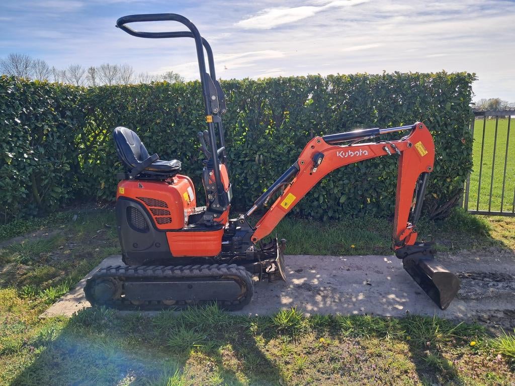 Minigraver Kubota U10-3 / Hydr. Snelwissel / Minikraan, Ophalen, Gebruikt