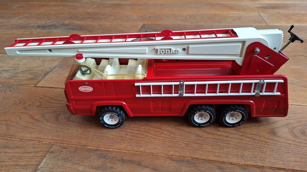TONKA Brandweerauto, Kinderen en Baby's, Speelgoed | Speelgoedvoertuigen, Ophalen of Verzenden, Gebruikt