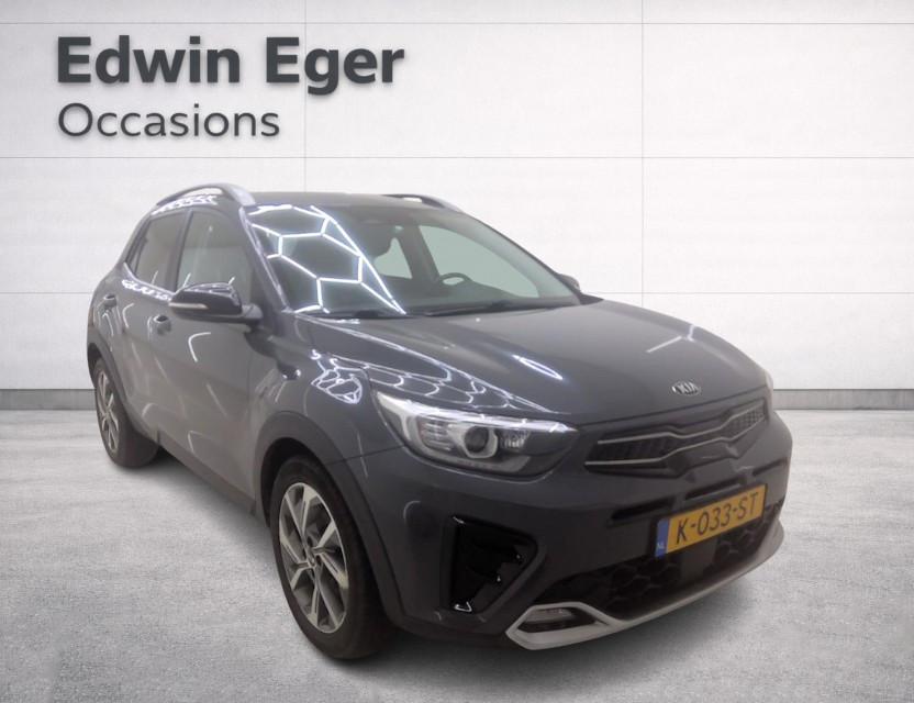 Kia Stonic 1.0 T-GDi MHEV GT-Line Hybride | Navi | Panorama, Auto's, Kia, 450 kg, Gebruikt, Leder en Stof, Origineel Nederlands