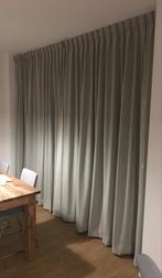 Gordijnen lichtgrijs van Hema, Huis en Inrichting, Stoffering | Gordijnen en Lamellen, Gebruikt, 100 tot 150 cm, 200 cm of meer