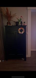 Woood wandkast Eva zwartgrenen, Ophalen, Gebruikt