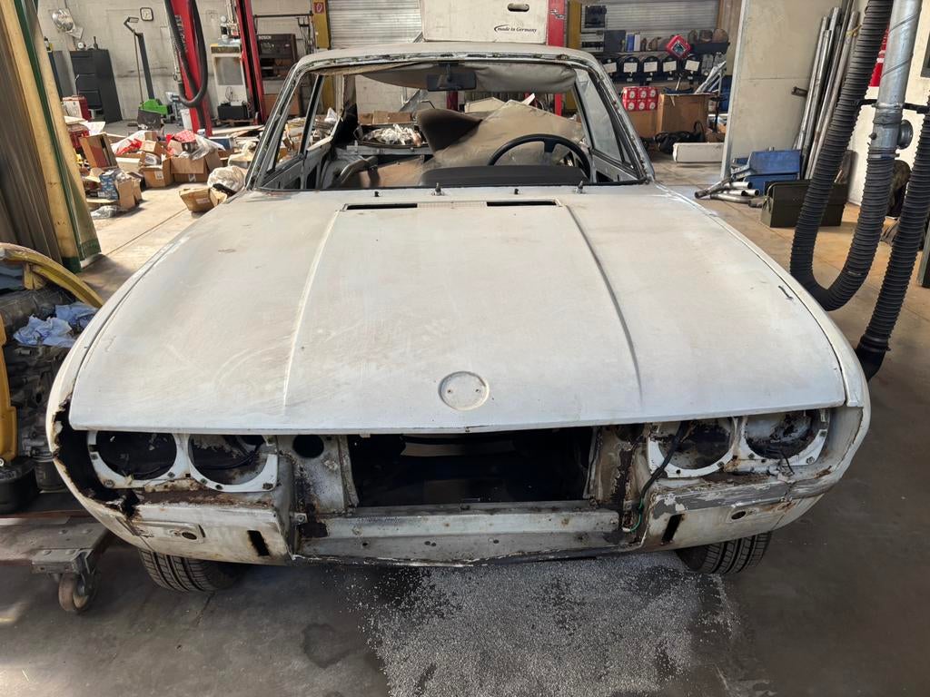 Fiat 124 sport coupe 1600 1972 met kenteken, Achterwielaandrijving, Zwart, 1600 cc, Wit