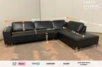 Piet Klerkx Grote Leren Hoekbank –   Gratis Levering NL, 250 tot 300 cm, Hoekbank, Ophalen of Verzenden, Zo goed als nieuw