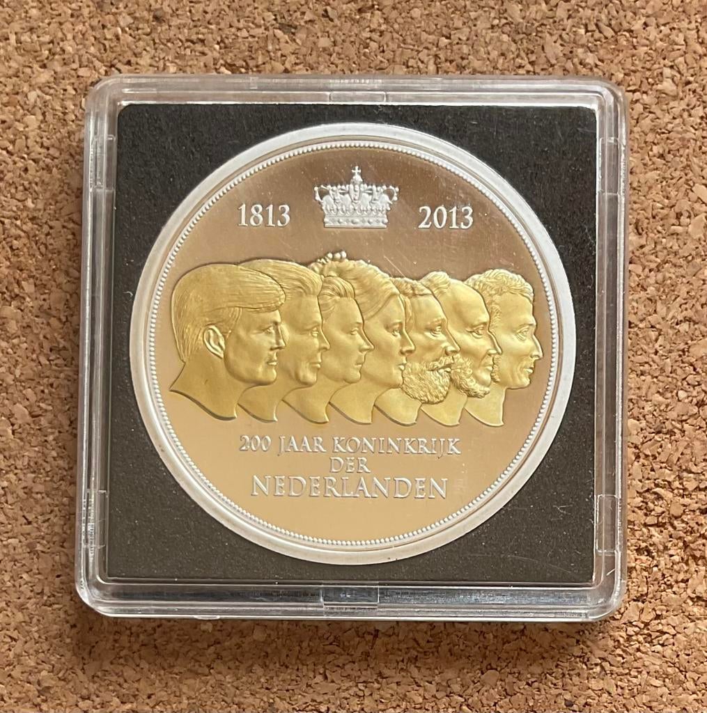 Penning - 200 Jaar Koninkrijk Willem Alexander tot Willem I., Ophalen of Verzenden, Overige materialen