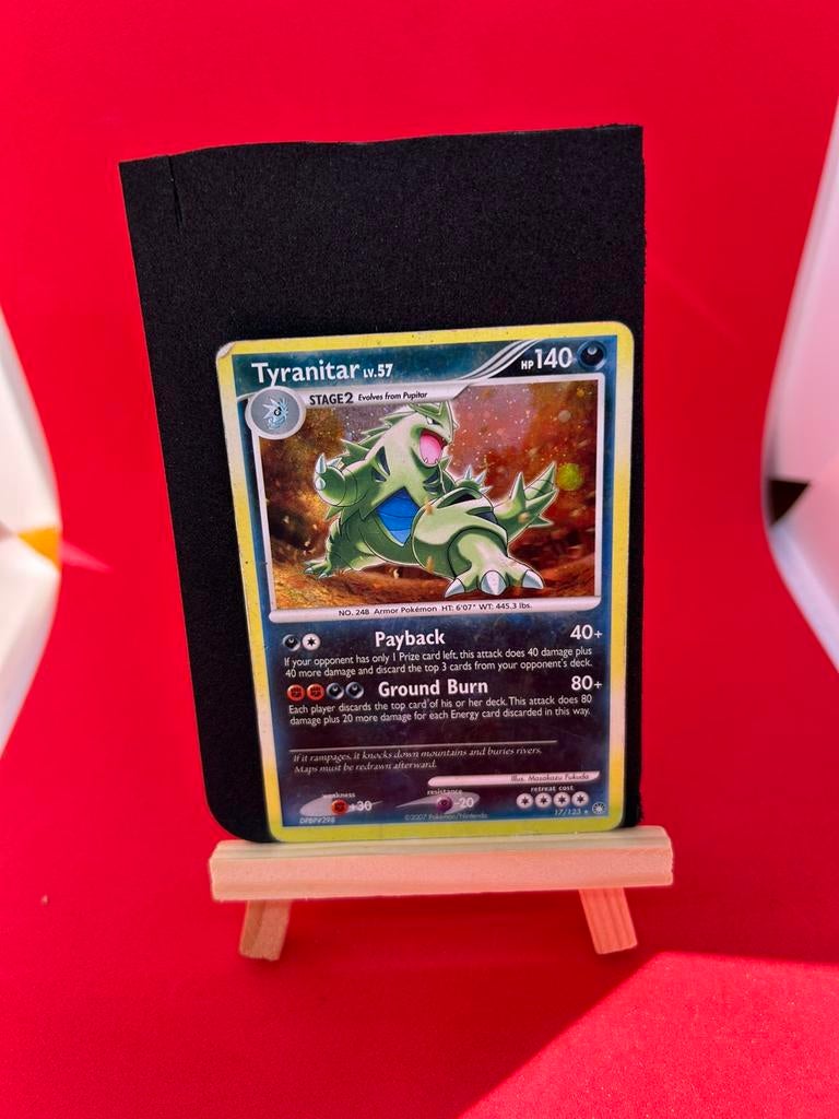 Larvitar Pupitar Tyranitar Set – Vintage 2001–2007 3 kaarten, Ophalen of Verzenden, Zo goed als nieuw