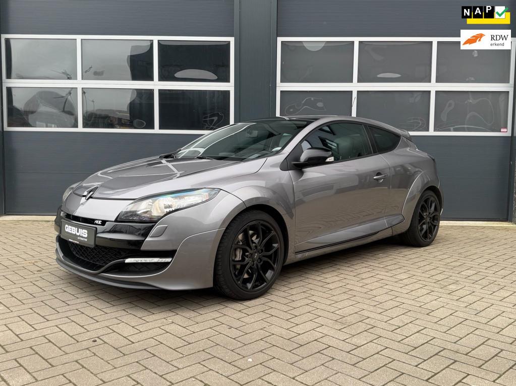 Renault Mégane Coupé 2.0 T RS 265 *Bose*, Auto's, Gebruikt, Zwart, 4 cilinders, Stoelverwarming