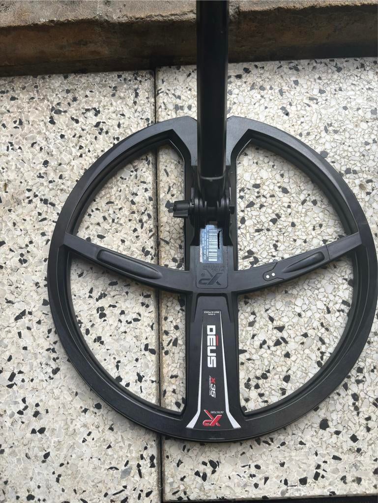 XP Deus X35 28cm zoekspoel - Perfecte staat!, Hobby en Vrije tijd, Metaaldetectors, Gebruikt, Meer dan 30 cm, Ophalen of Verzenden