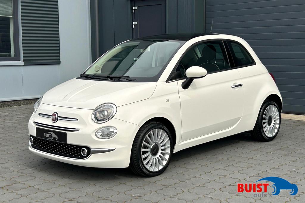 Fiat 500 0.9 TwinAir Turbo Collezione PANO NAVI CRUISE 16", Voorwielaandrijving, Stof, Gebruikt, Met garantie (alle)