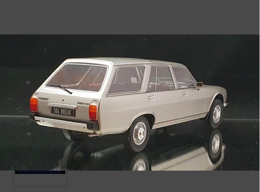 Peugeot 504 GR Break MCG 1:18, Hobby en Vrije tijd, Modelauto's | 1:18, Ophalen of Verzenden, Zo goed als nieuw, Auto, Overige merken