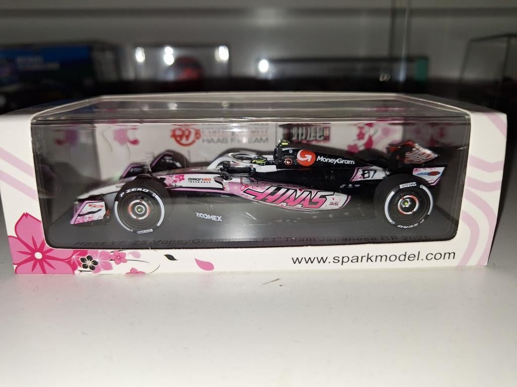 Haas VF-24 MoneyGram F1 Team Japanse GP 2023 - Sparkmodel, Ophalen of Verzenden, Nieuw, Overige typen
