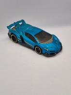 Hot Wheels Lamborghini Veneno - Blauw, Ophalen of Verzenden, Gebruikt, Auto