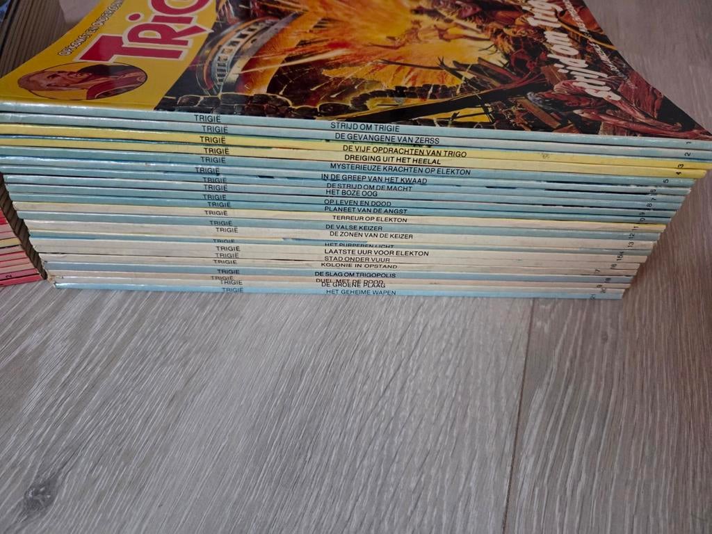 Storm deel 1 tm 21 + Trigie deel 1 tm 21 - Don Lawrence, Meerdere stripboeken, Ophalen of Verzenden, Gelezen